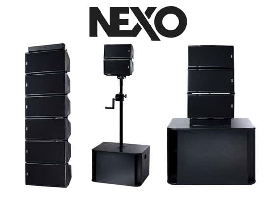 Hệ thống loa NEXO: line array và sub LS18